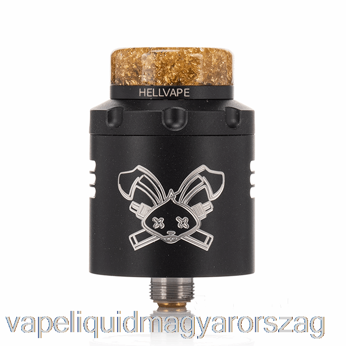 Hellvape Dead Rabbit V3 24mm Rda Matt Fekete (fehér Logó) Vape E Cigi